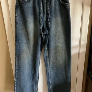 NOVA Men Baggy Fit Blue Jeans 30x30